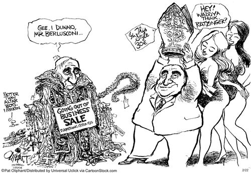 'Gee, I dunno Mr. Berlusconi...'
