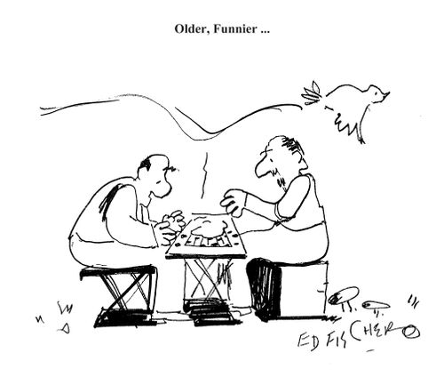 A bird poops on a checkers game.