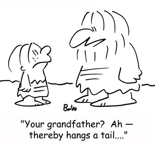 'Your grandfather? Ah -- thereby hangs a tail....'