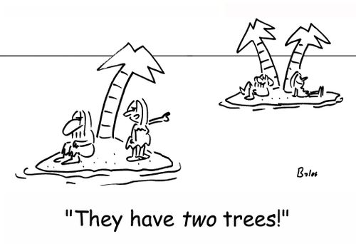 'They have TWO trees!'