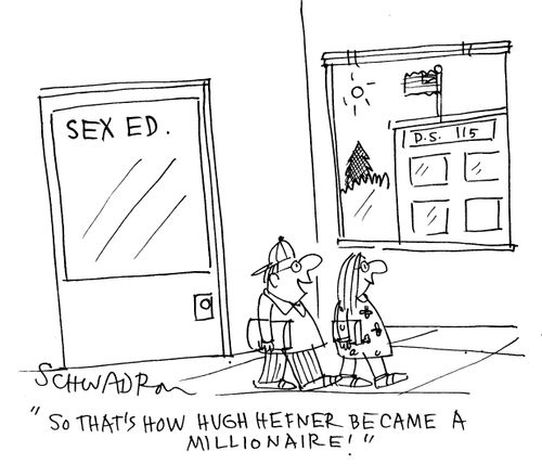'So that's how Hugh Hefner became a millionaire!'