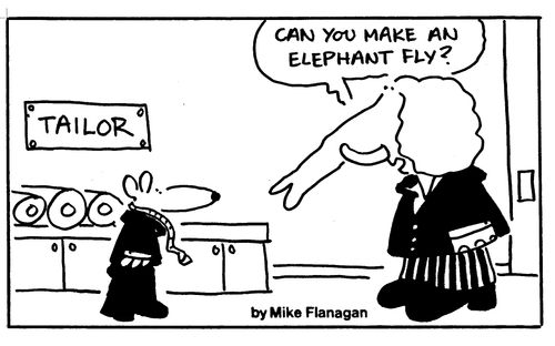 Can you make an elephant fly?