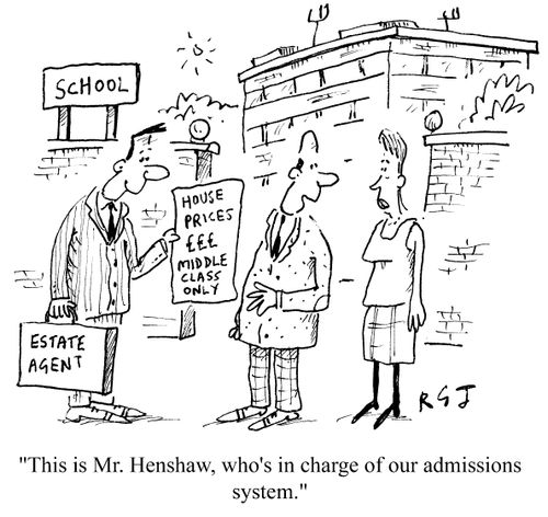 'This is Mr Henshaw, who's in charge of our admissions system.'