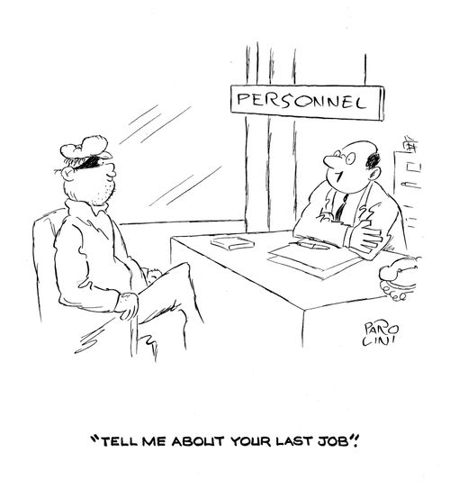 'Tell me about your last job.'