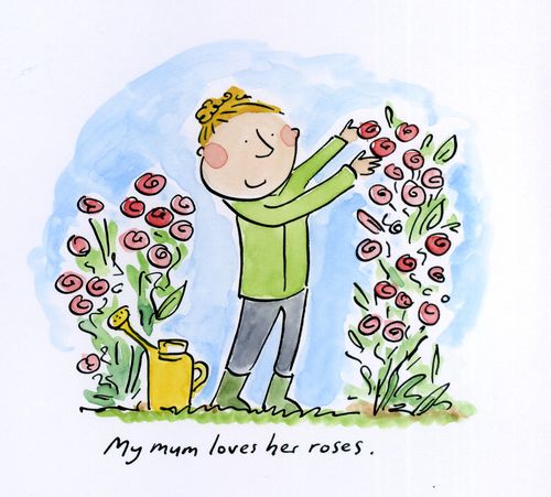 My mum loves her roses.