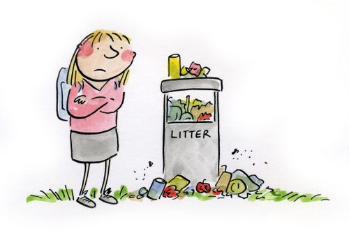 Litter.