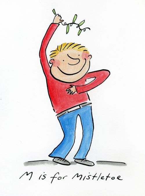 M is for Mistletoe