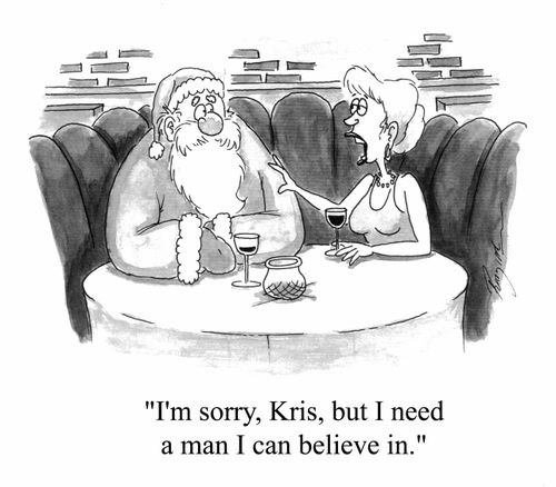 I'm sorry Kris, but I need a man I can believe in