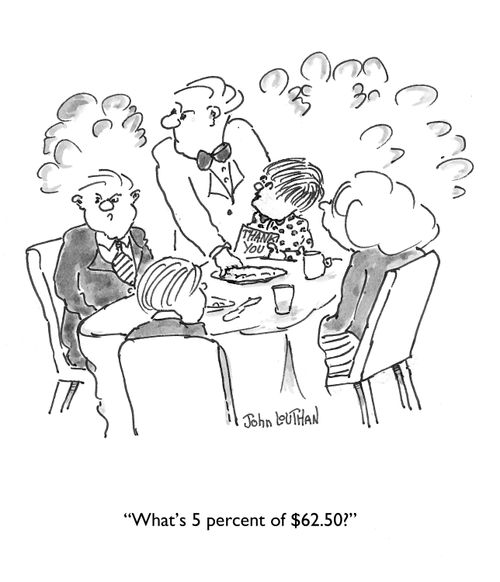 'What's 5 percent of $62.50?'