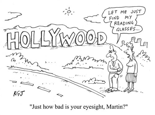 'Just how bad is your eyesight, Martin?'
