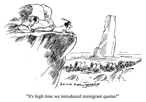"It's high time we introduced immigration quotas."