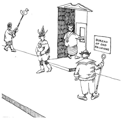 'Bureau of odd religions'