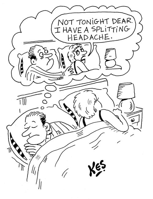 Man dreams that his wife is refusing him sex.