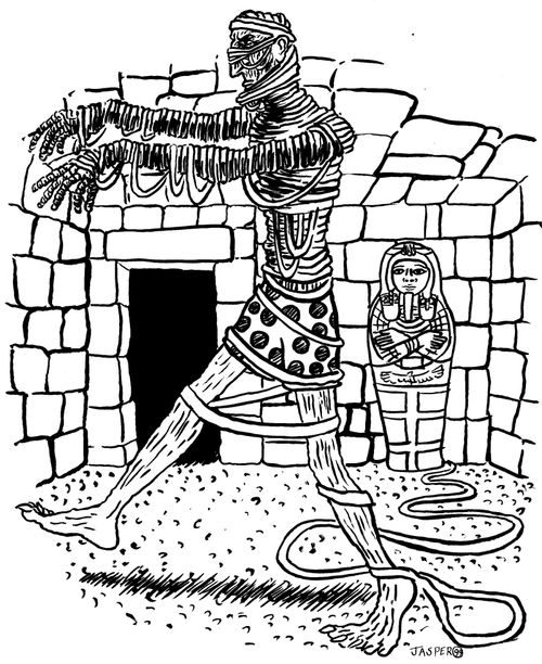 Embarased mummy.