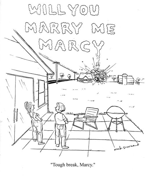 Will You Marry Me Marcy 'Tough break, Marcy.'