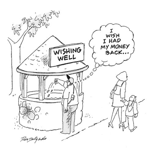 'I wish I had my money back...'