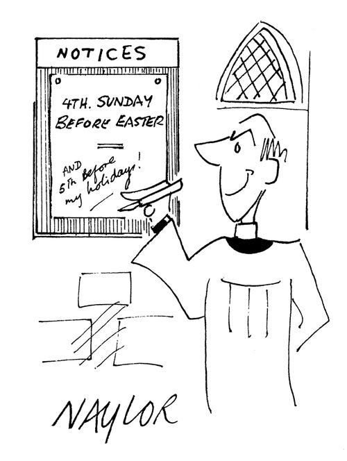 '4th Sunday before Easter... and 5th before my holiday!'