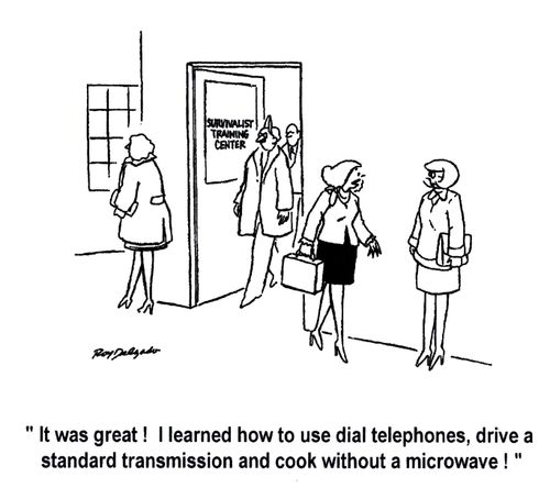 'It was great! I learned how to use dial telephones, drive a standard transmission and cook without a microwave!'
