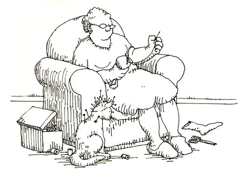 101 uses of a dead cat: pincushion
