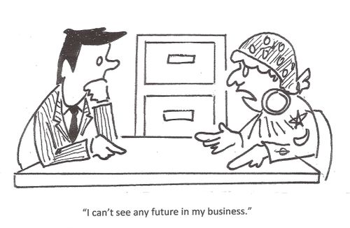 'I can't see any future in my business.'