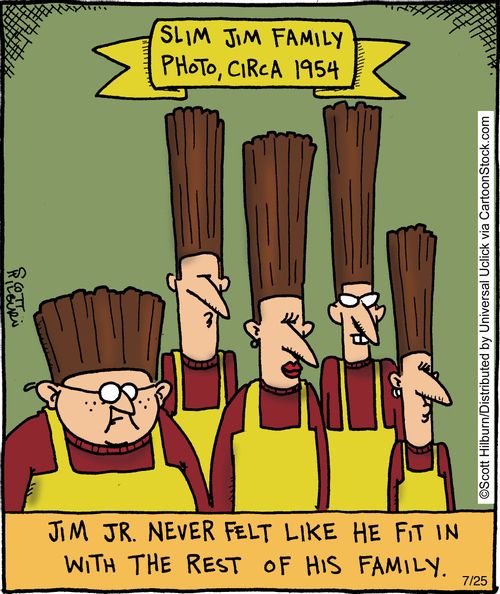 Jim Jr. never felt like he fit in with the rest of his family.