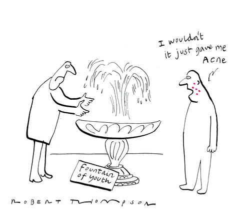 'I wouldn't, it just gave me acne.'