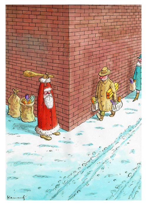 Santa the mugger.