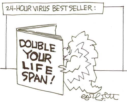 24-hour virus best seller: Double Your Life Span,