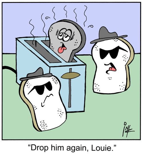 'Drop him again, Louie.'