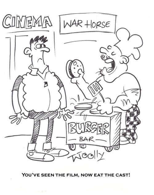 'You've seen the film now eat the cast!'