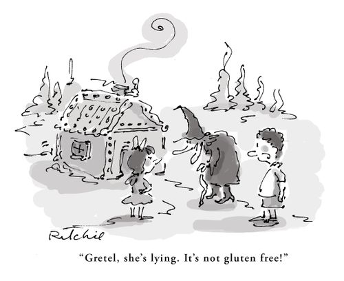 'Gretel, she's lying. It's not gluten free!'