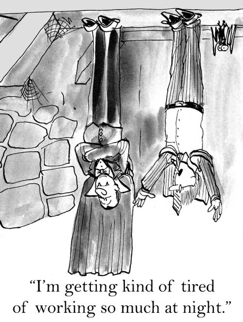 'I'm getting kind of tired of working so much at night.'