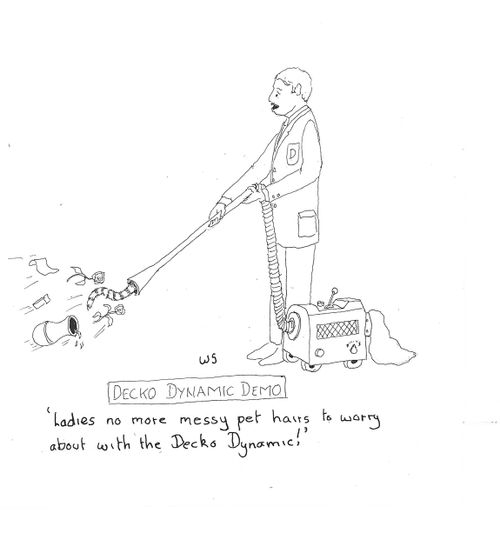 'Ladies no more messy pet hairs to worry about with the Decko Dynamic!'