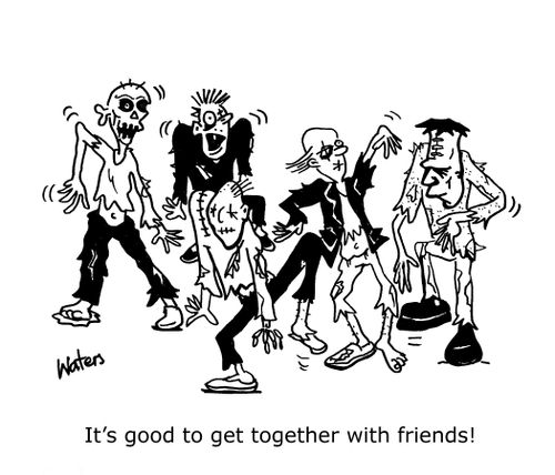It's good to get together with friends!