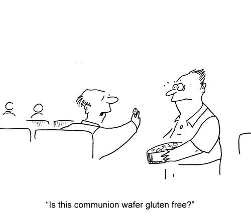 'Is this communion wafer gluten free?'