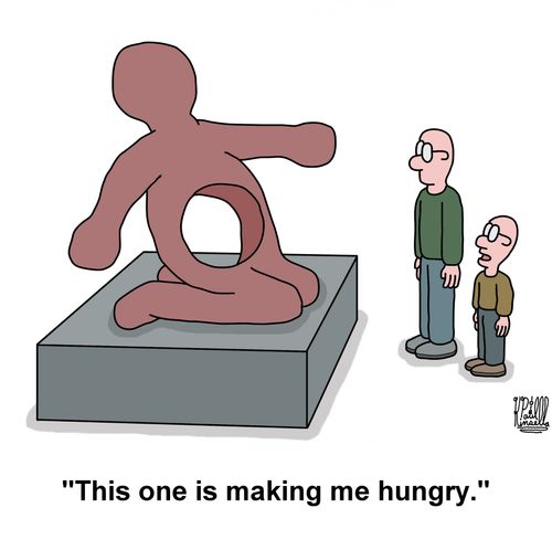 'This one is making me hungry.'