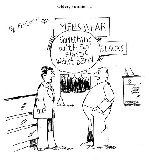 'Something with an elastic waist band.'