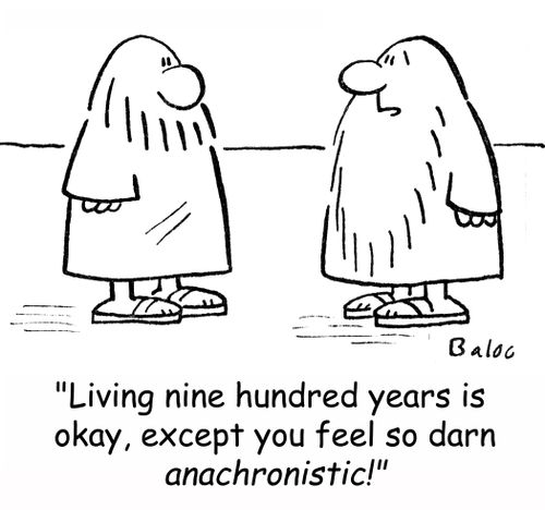 'Living nine hundred years is okay, except you feel so darn anachronistic!'