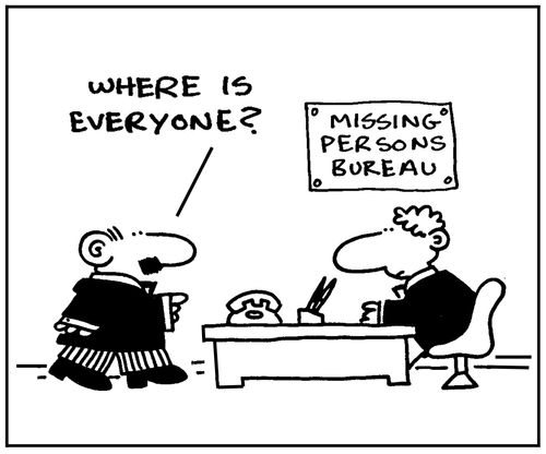 Missing Persons Bureau: 'Where is everyone?'