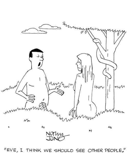 'Eve, I think we should see other people.'
