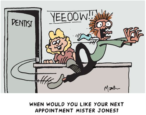 When would you like your next appointment, Mister Jones?