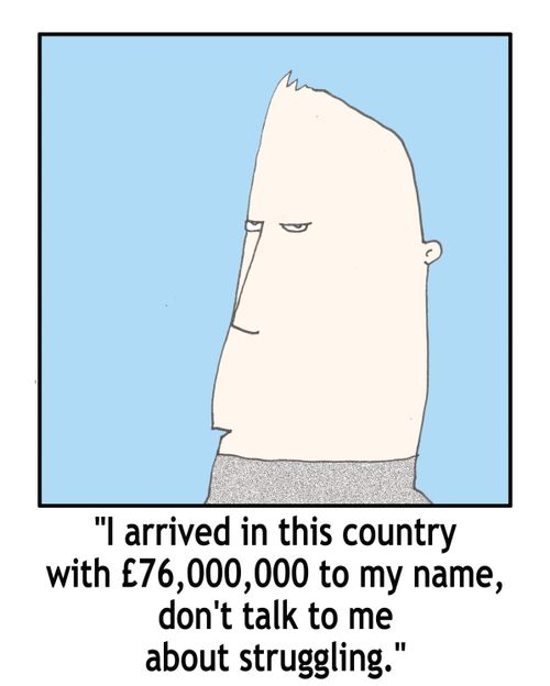'I arrived in this country with 