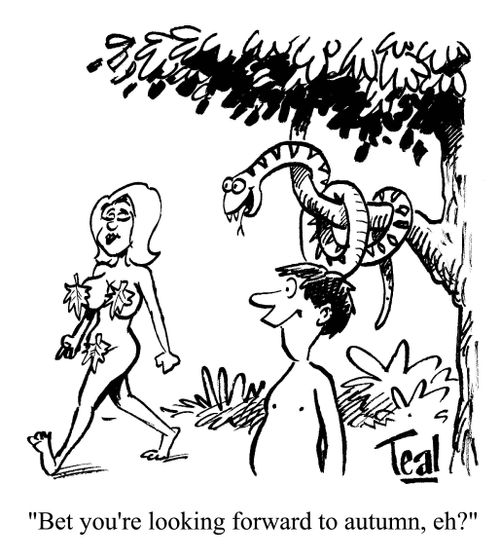 'Bet you're looking forward to autumn, eh?'