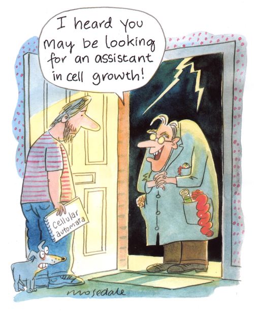 'I heard you may be looking for an assistant in cell growth!'