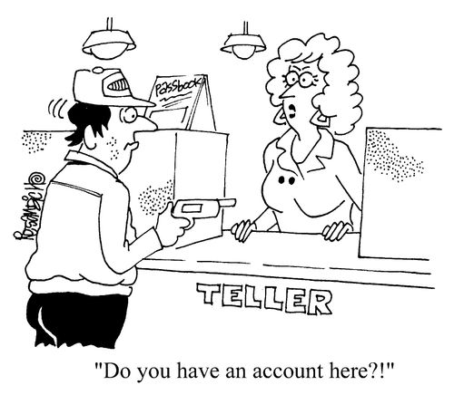 "Do you have an account here?"