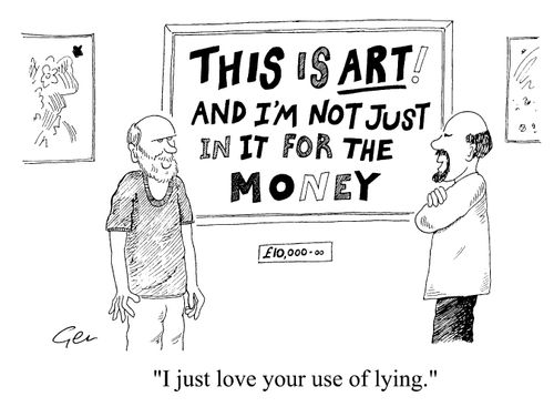 "I just love your use of lying"