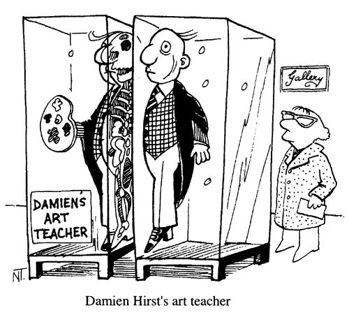 Damien Hirst's art teacher