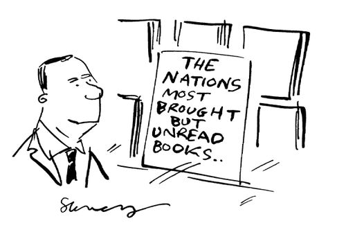 The nations most brought but unread books.