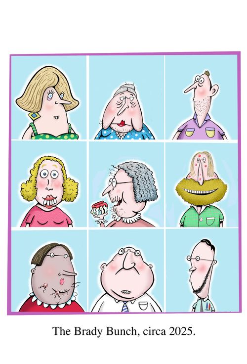 "The Brady Bunch, circa 2025."
