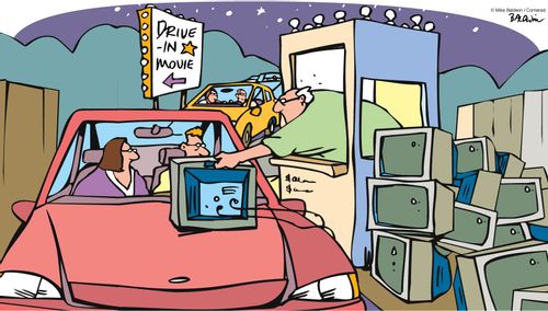 Drive in movies.